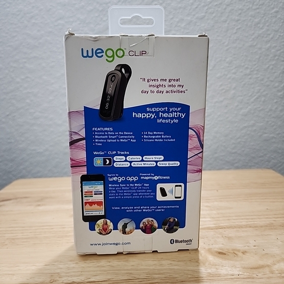 NOB WeGo Clip WO1559BK Wireless Activity Tracker Black. - Picture 4 of 6